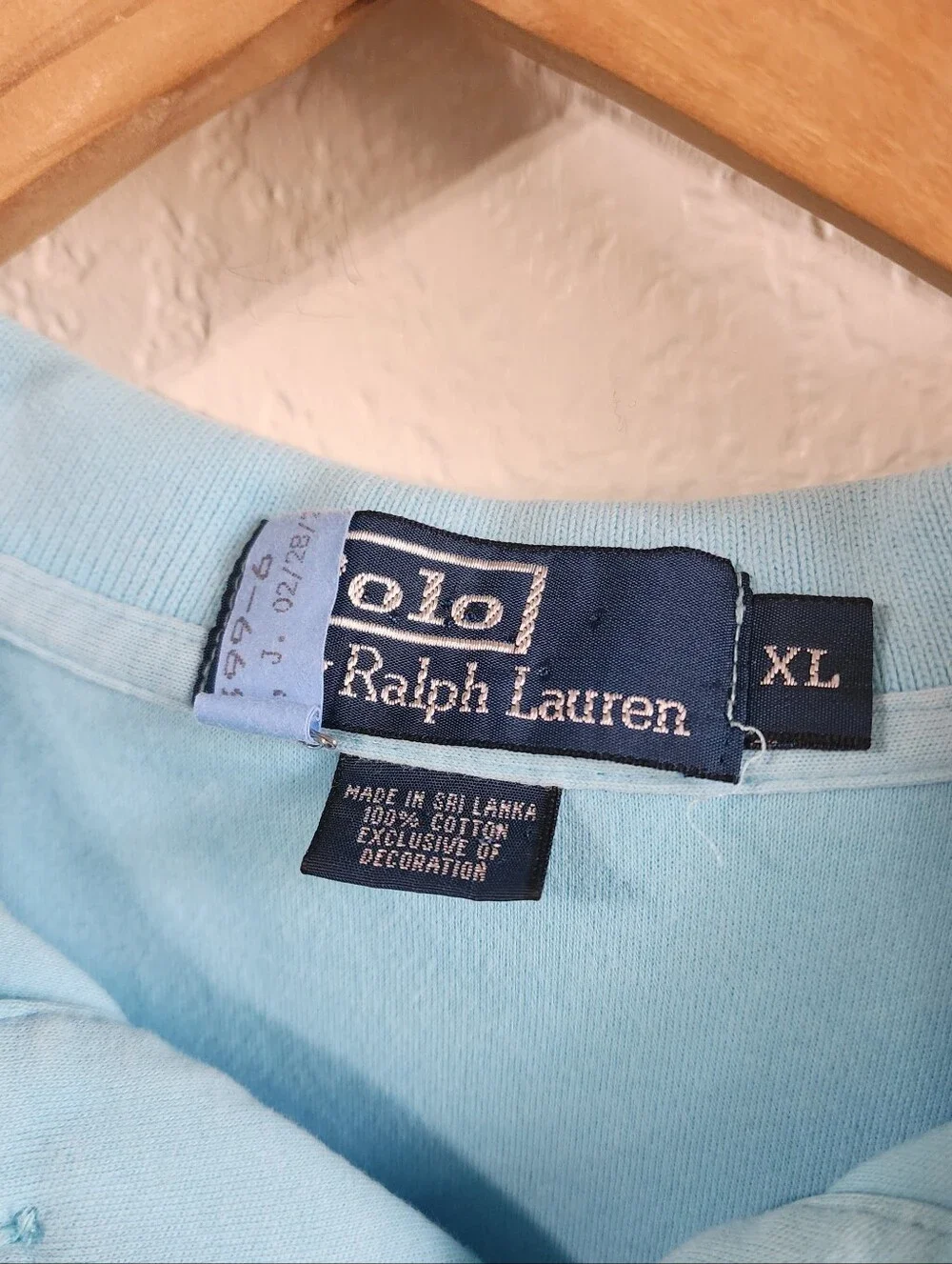 Polo Ralph Lauren Men's XL Aqua Blue Orange Pony Polo Shirt